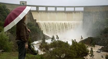 Embalse El Gergal, en Sevilla.