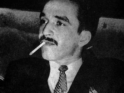 Gabriel García Márquez, en una foto publicada en el libro <i>García Márquez: el viaje a la semilla.</i>