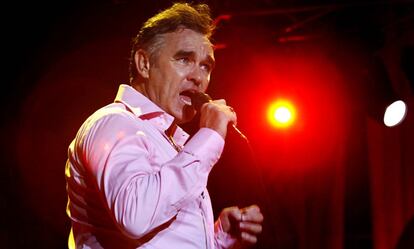 Morrissey, durante un concierto, en una imagen de archivo.
