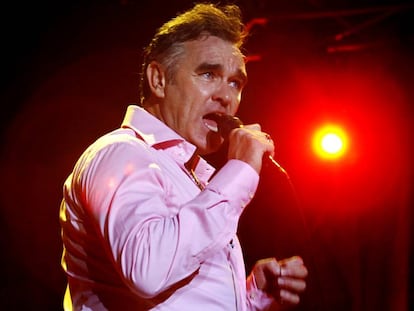 Morrissey, durante un concierto, en una imagen de archivo. 