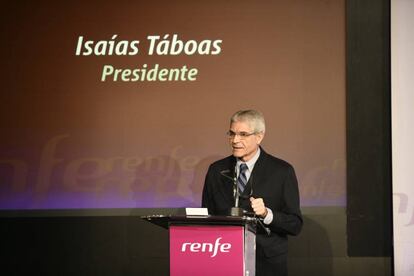 El presidente de Renfe, Isaías Táboas.
 
 