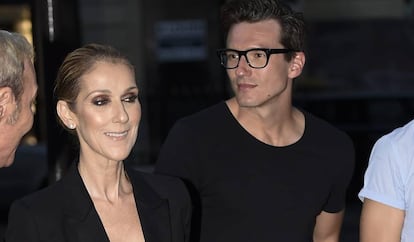Céline Dion, junto a Pepe Muñoz en París.