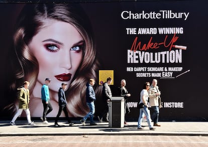 Entrada a un evento de Charlotte Tilbury celebrado en Ámsterdam.