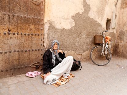 The medina (old town), Muslim woman. (Photo by: Godong/Universal Images Group via Getty Images)