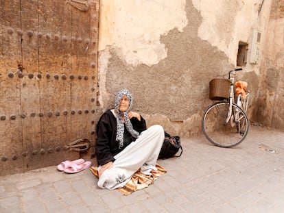 The medina (old town), Muslim woman. (Photo by: Godong/Universal Images Group via Getty Images)