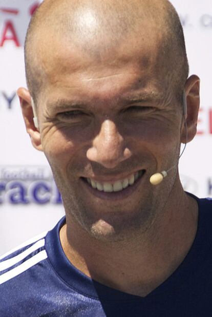 Zidane, ayer en Madrid.