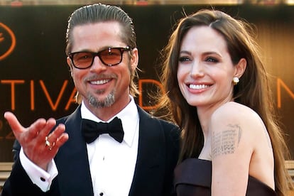 Diez años después eran Angelina y Brad los que formaban la pareja de moda.