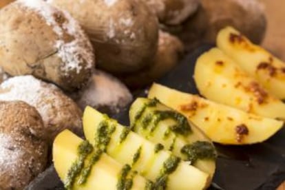 The Canary Islands are famous for their small wrinkled potatoes.