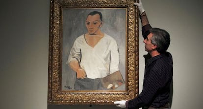 Montagem da exposição ‘Picasso no estúdio’.