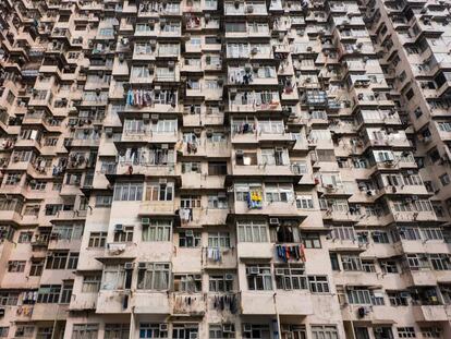 Edificio de Hong Kong. 