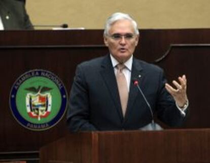 Jorge Quijano, administrador del Canal de Panam&aacute;, durante su intervenci&oacute;n ante la Asamblea Nacional.