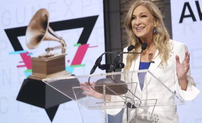 Deborah Dugan, en las nominaciones a los Grammy, el 20 de noviembre.