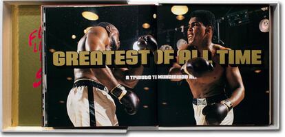 Imagen del libro Goat, de Taschen (edición limitada por 10.000 euros). Homenaje a Muhammad Ali