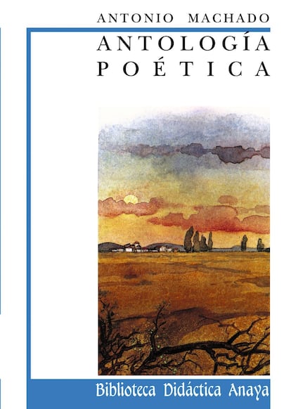 Portada de 'Antología poética', de Antonio Machado