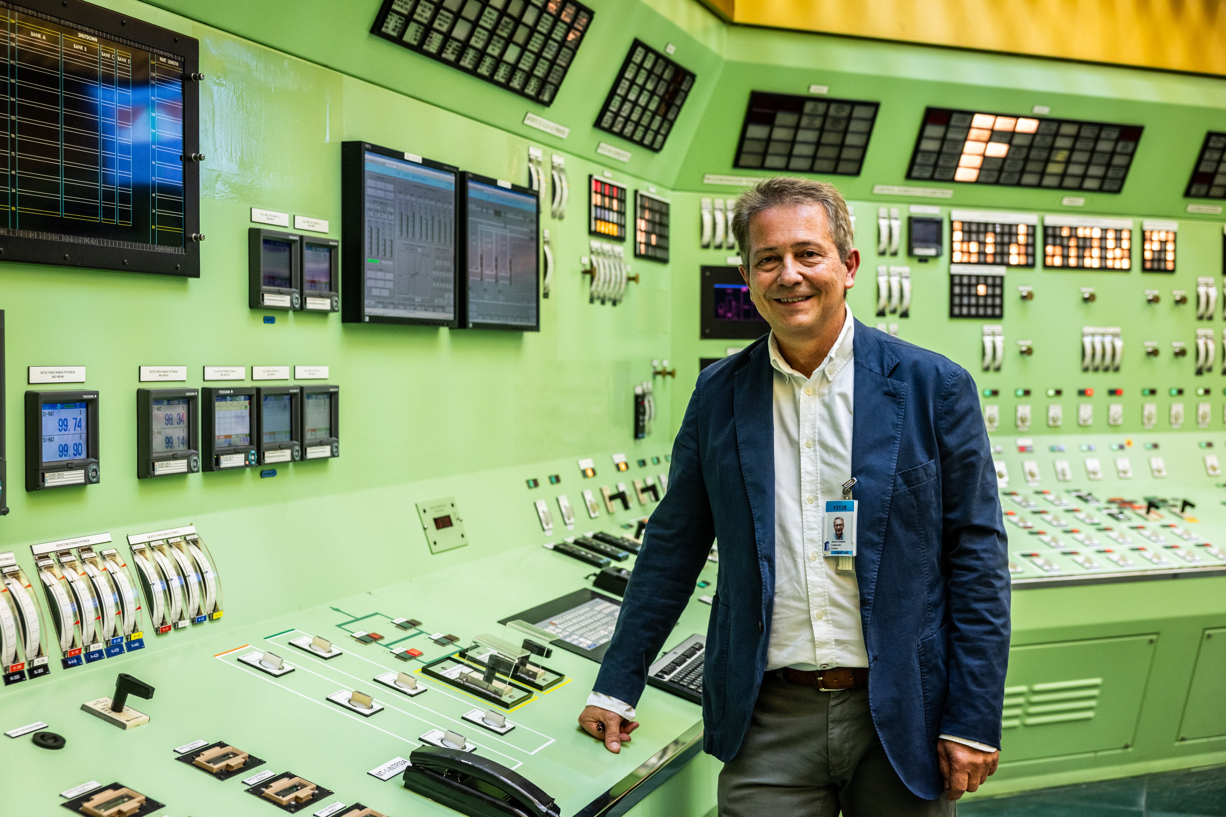 Jesús Ramón Camacho Casas, jefe de turno de operación de la central nuclear de Almaraz.