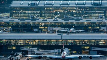 El aeropuerto de Heathrow, en Londres, propiedad de la española Ferrovial y 'hub' de la española IAG.
