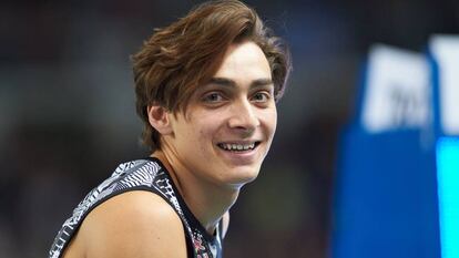Armand Duplantis, el 8 de febrero en Torún.