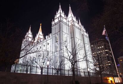 Sede central de la Iglesia de Jesucristo de los Santos de los Últimos Días en Salt Lake City, Utah.