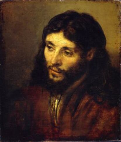 'Cabeza de Cristo' del pintor holandés Rembrandt