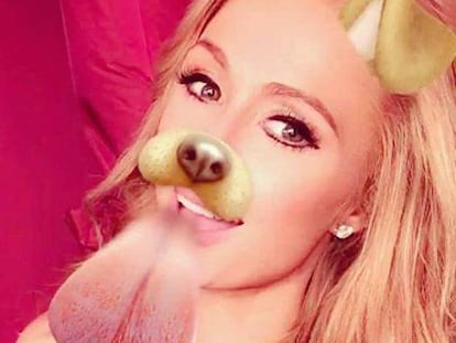 Paris Hilton es una de las famosas más adictas a Snapchat. Y a sus filtros.