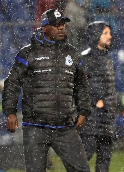 Clarence Seedorf durante el partido del Deportivo contra el Getafe.