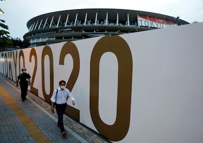 El Estadio Nacional de Tokio, este miércoles.