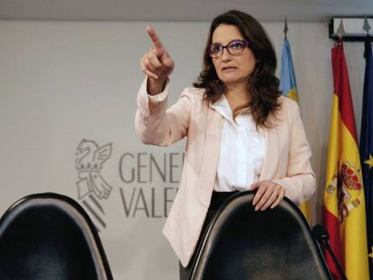 La vicepresidenta del Consell, Mónica Oltra. 