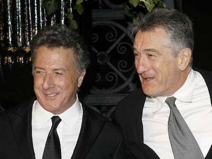 Robert de Niro y Dustin Hoffman