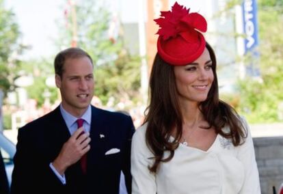 Los duques de Cambridge en Quebec durante su visita oficial a Canadá.