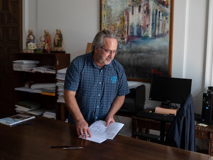 El alcalde de Zamora, Francisco Guarido, en su despacho del ayuntamiento.