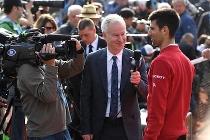 Djokovic, entrevistado por McEnroe