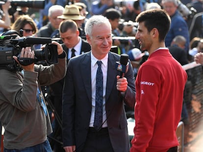 Djokovic, entrevistado por McEnroe