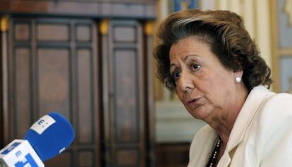 La alcaldesa de Valencia, Rita Barberá.