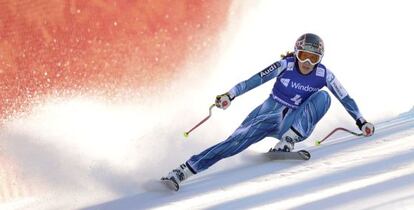 Ruiz, en el supergigante de Garmisch.