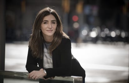 Rocío Martínez-Sampere, el pasado viernes, en el paseo de Gràcia.