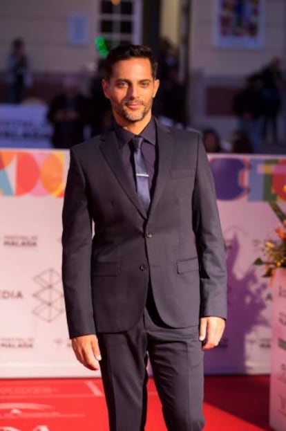 Joaquín Furriel, anoche en la gala inaugural del Festival Cine Español de Málaga, esta noche en el Teatro Cervantes.