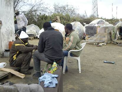 Inmigrantes, en Lepe