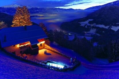 San Lorenzo Mountain Lodge, un refugio de montaña convertido en hotel en San Lorenzo di Sebato, en los Dolomitas italianos.