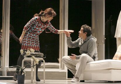 Silvia Marsó y Pablo Chiapella en una escena de la obra.