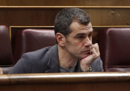 El diputado de UPyD Toni Cantó, en el Congreso