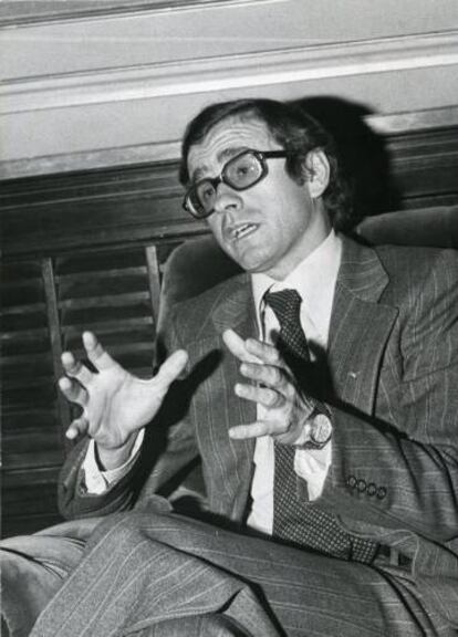 Antonio Santillana del Barrio, economista, en1982.