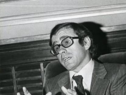 Antonio Santillana del Barrio, economista, en1982.