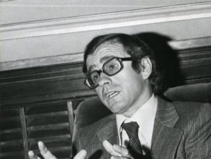 Antonio Santillana del Barrio, economista, en1982.