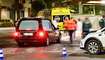 Servicios sanitarios atienden a los heridos en el lugar del atropello, en septiembre de 2023 en Haro (La Rioja)