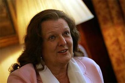 Helga Schmidt, intendente del Palau de les Arts, en el hotel Astoria en 2005.