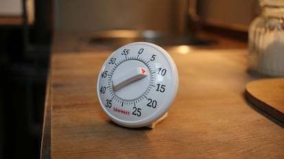 Temporizadores para la cocina en una cocina.
