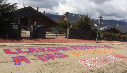 Pintada d'Arran prop de la casa del jutge Llarena a Das (Cerdanya).