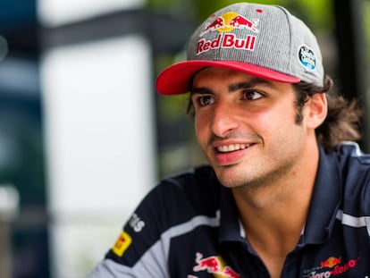 Carlos Sainz en el circuito de Sepang, en Malasia. 