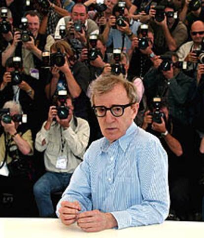 El director de cine Woody Allen en la 55 Edición del Festival de Cannes.