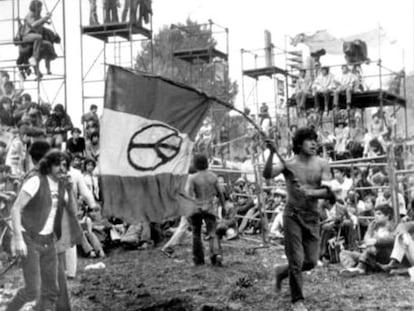 Imagen del festival de Av&aacute;ndaro, 1971.
